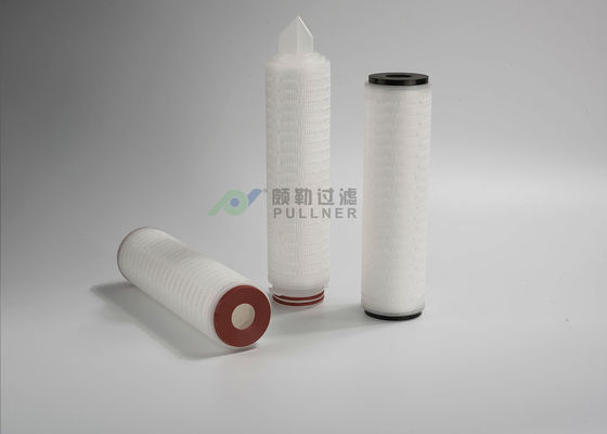 Plisowany wkład filtra 2,5 cala OD 5 mikronów 1 mikron wody z mikrowłókien filtracyjnych